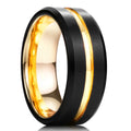 Simple 8mm Silver Color Stainless Steel Rings For Men Women Matte Finish Beveled Edge Men Wedding Rings Party Jewelry Gifts