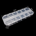 19 Style Plastic Storage Jewelry Box Compartment Adjustable Container for Beads earring box for jewelry rectangle Box Case