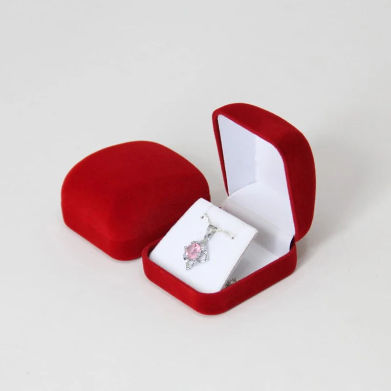 Stud Earrings Storage Box Drop Earrings Pendant Organizer Case Highly Velvet Small Necklace Jewelry Display Gift Packaging Boxes