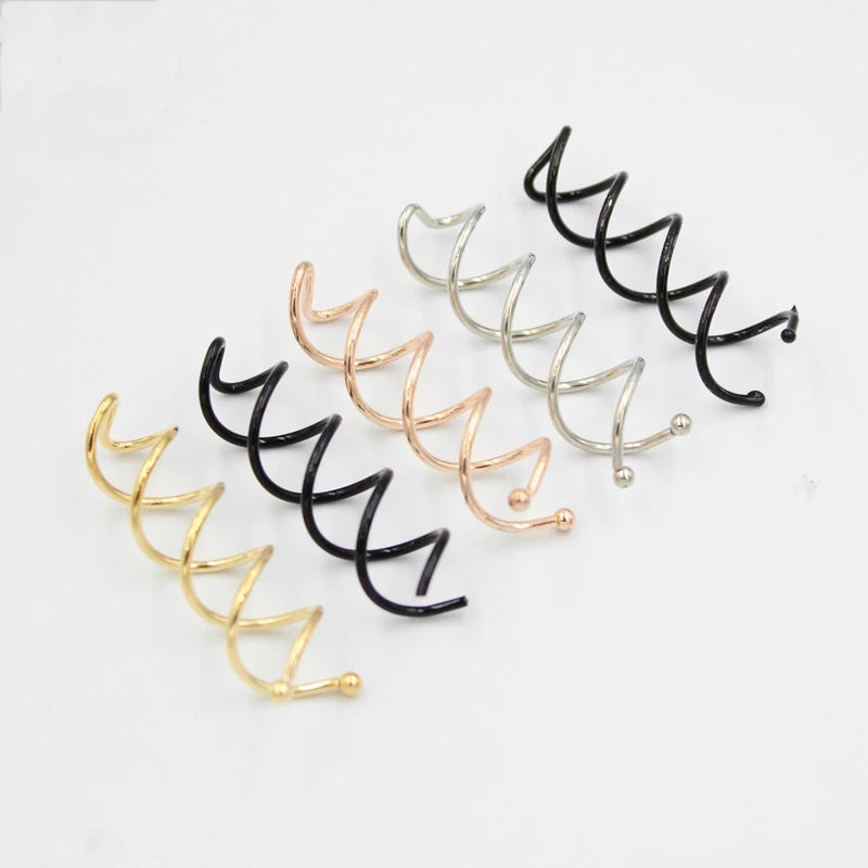 10pc/lot Hair Fairy Spiral Bobby Pin Clips Twist Barrette Hairpin Ornaments Fork Bridal Headwear Sunmmer Accessories Ladies Girl