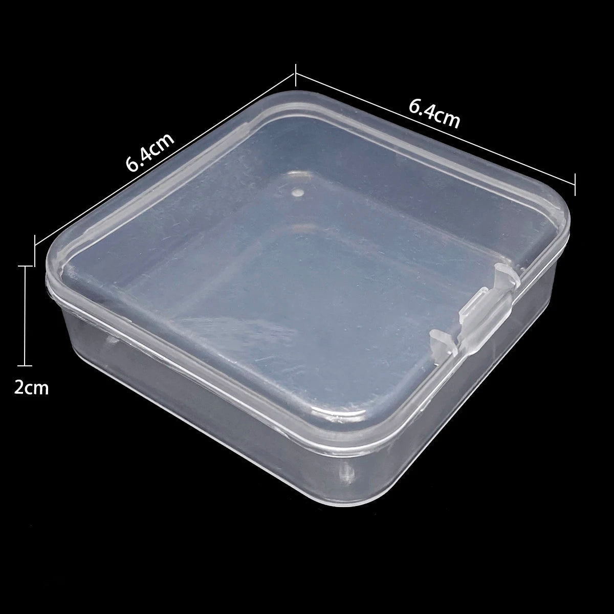 Plastic Jewelry Box Compartment Slot Organizer Storage Beads Container Adjustable Jewelry Storage Box Rectangle Case Display
