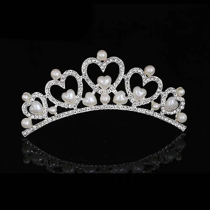 Women Crystal Tiaras and Crowns Headband Kid Girls Bridal  Wedding Party Accessiories Crowns Princess Hair Jewelry Headdress