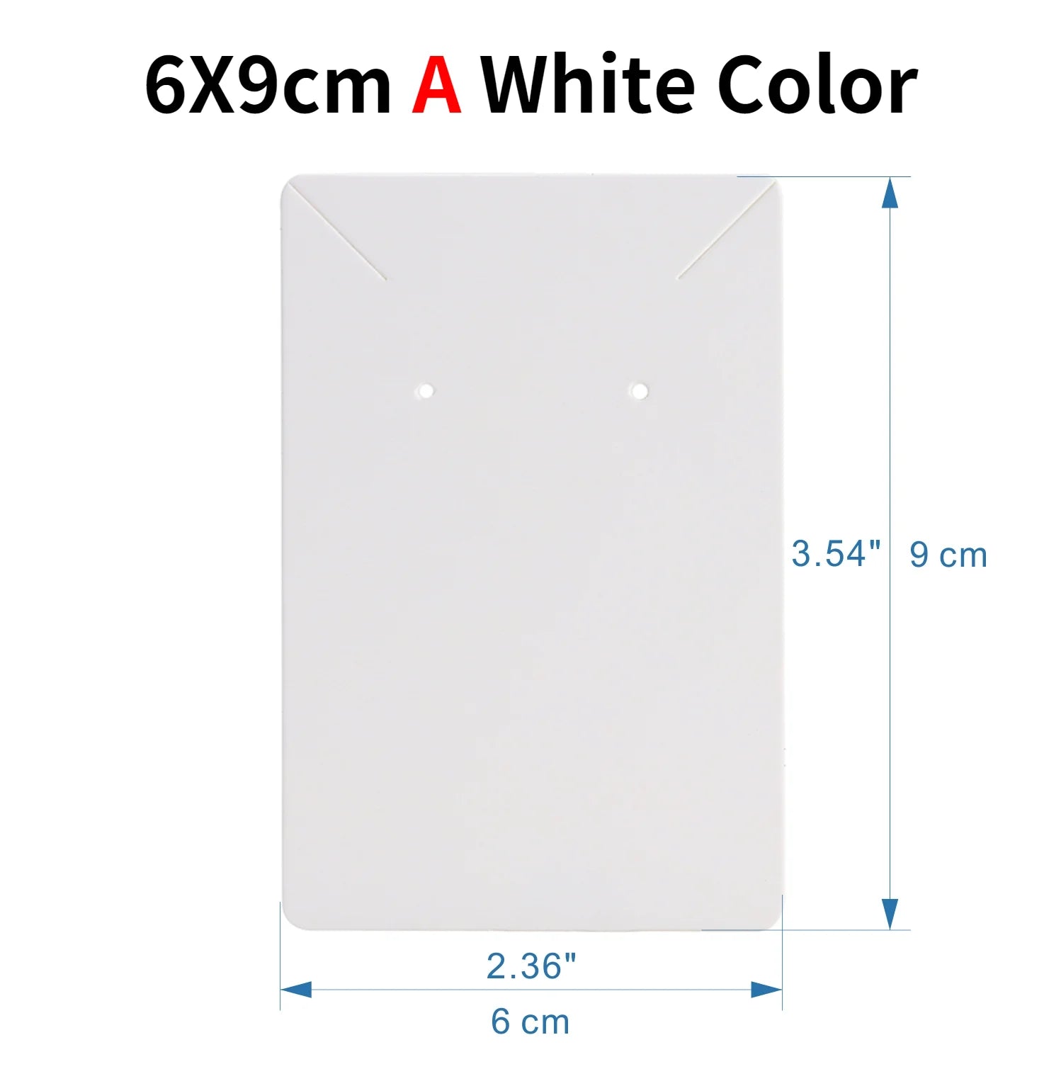 50pcs Opp Self-adhesive Plastic Bag Earrings Display Necklaces Cards For Jewelry Making Cardboard Paper DIY Packages Supply