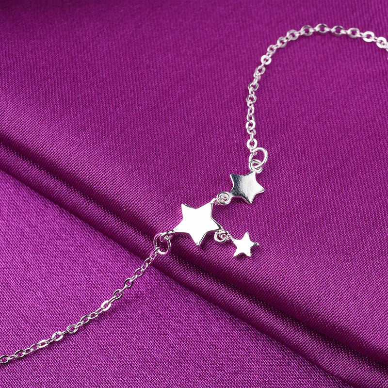 Multi-Style High Quality Silver Plated Anklet For Women Girls Fashion Simple Jewelry New Style Hot Selling