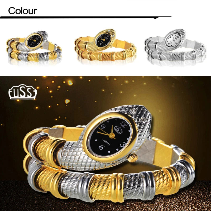 Women's Snake Watch Women Watches Luxury Gold Women's Watches Fashion Ladies Watch Clock reloj mujer montre femme