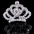Children Tiaras and Crowns Small Kids Girls Rhinestone Crystal Crown Heart Princess Party Accessiories Hair Jewelry Ornaments