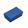10pcs 8x5x2.5cm Paper Jewelry Organizer Box for Necklace Ring Earring Packaging Gift Boxes Display with Black Sponge