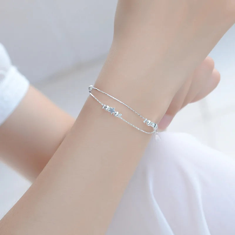 Multi-Style High Quality Silver Plated Anklet For Women Girls Fashion Simple Jewelry New Style Hot Selling