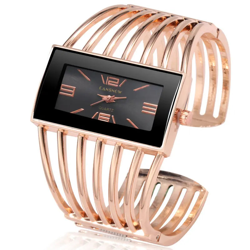 Female Bracelet Watch Luxury Rectangle Dial Bangle Watches Womens Fashion Rose Gold Silver Dress Clock Ladies Wristwatch Relojes