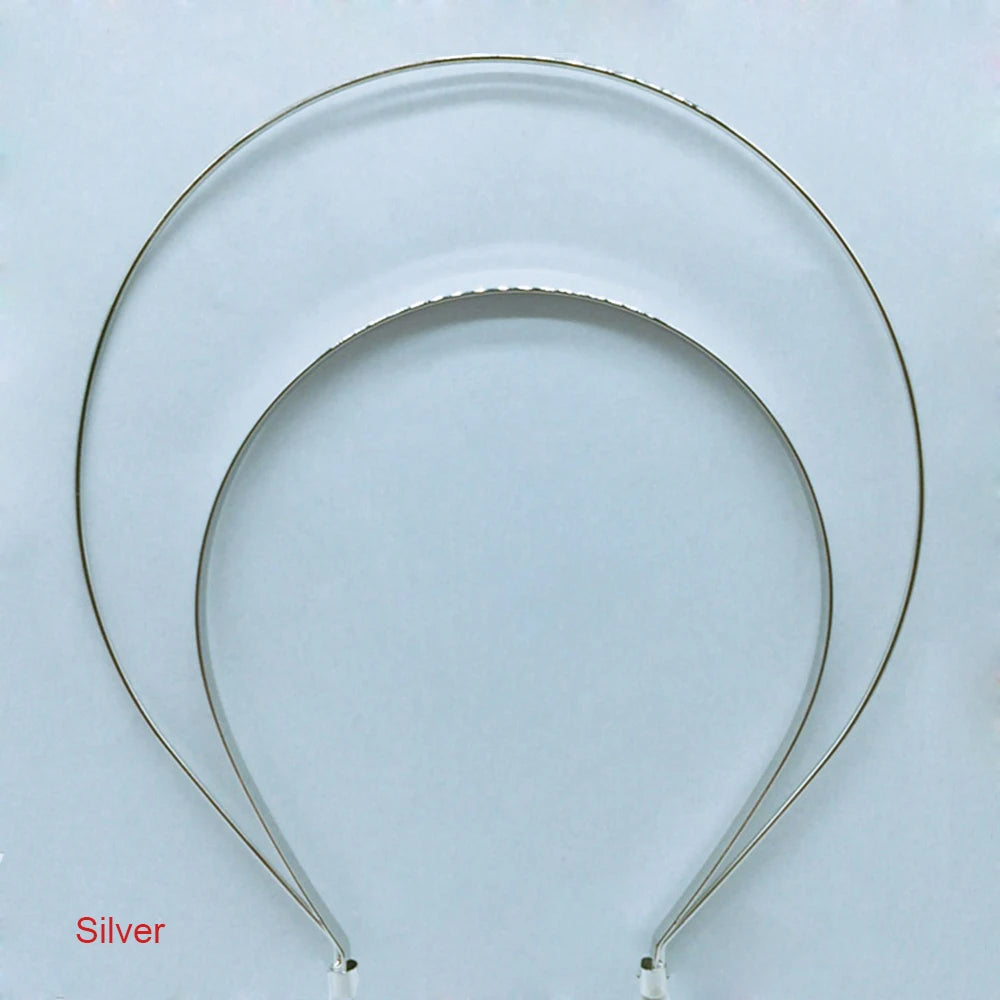AINAMEISI New Gold Plate Crown Design Headband Wedding Hair Accessories HairBands Tiara Crown Bridal Jewelry For Women