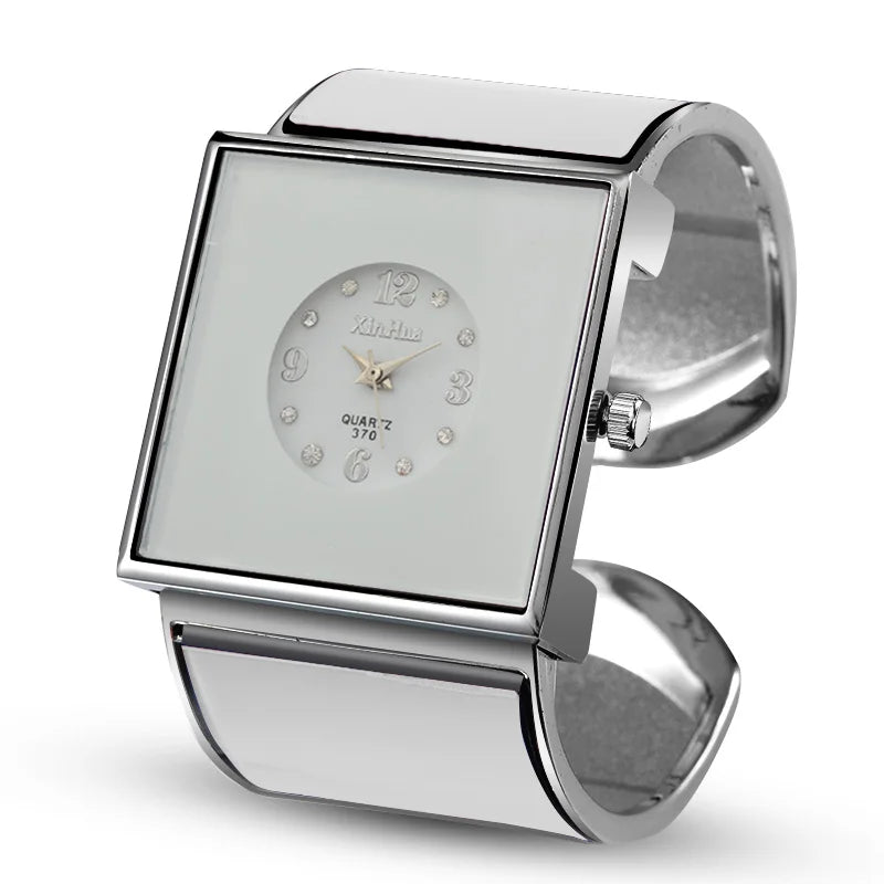 Women's Big Stainless Steel Bracelet Watches Women Watches Luxury Crystal Ladies Watch Women Clock reloj mujer relogio feminino