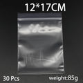 30-100pcs/bag 4*6/5*7/6*8/7*10/8*12cm Zipped Lock Reclosable Plastic Poly Clear Bags Bulk Jewelry Craft Accessory Packaging