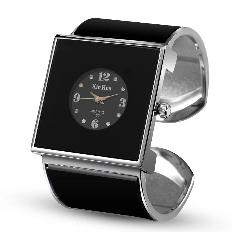 Women's Big Stainless Steel Bracelet Watches Women Watches Luxury Crystal Ladies Watch Women Clock reloj mujer relogio feminino