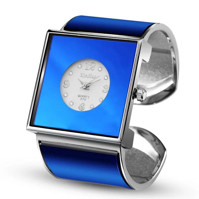 Women's Big Stainless Steel Bracelet Watches Women Watches Luxury Crystal Ladies Watch Women Clock reloj mujer relogio feminino