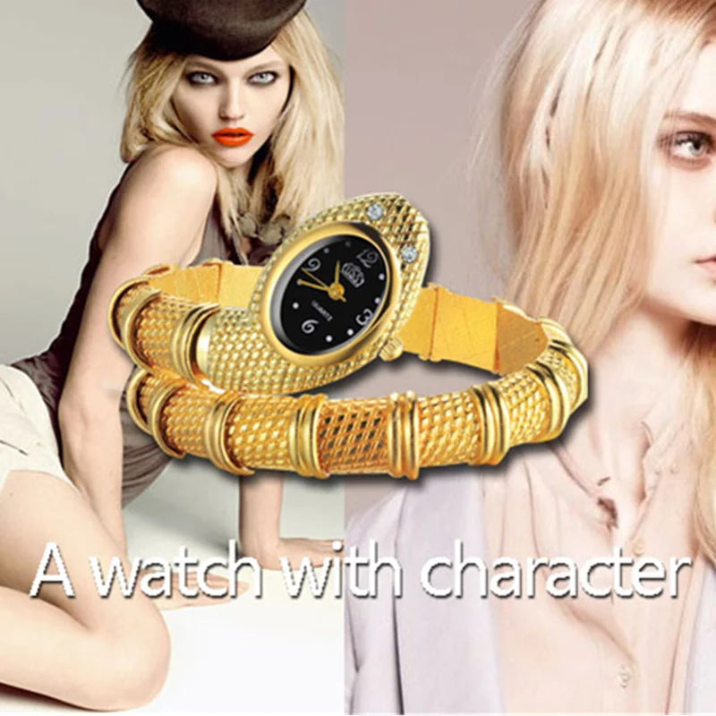 Women's Snake Watch Women Watches Luxury Gold Women's Watches Fashion Ladies Watch Clock reloj mujer montre femme