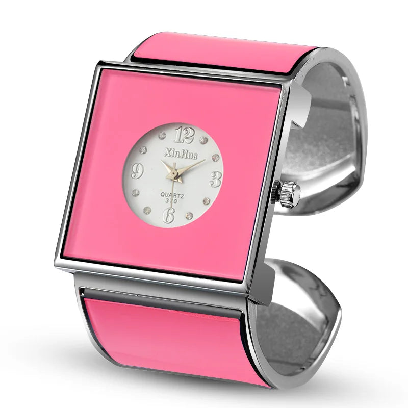 Women's Big Stainless Steel Bracelet Watches Women Watches Luxury Crystal Ladies Watch Women Clock reloj mujer relogio feminino