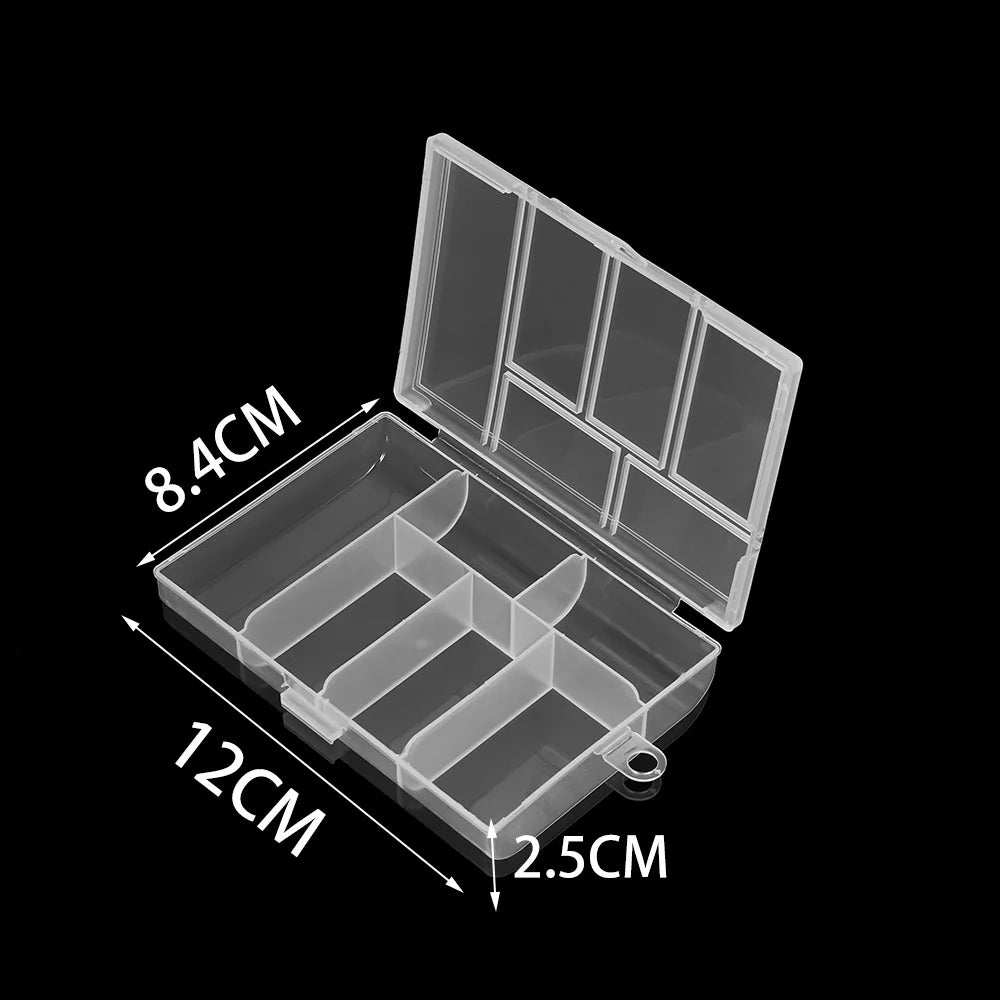 6 Slot Joyero Organizador ( Adjustable) Plastic Jewelry Box Storage Case Craft Jewelry Organizer Container For Jewelry Making