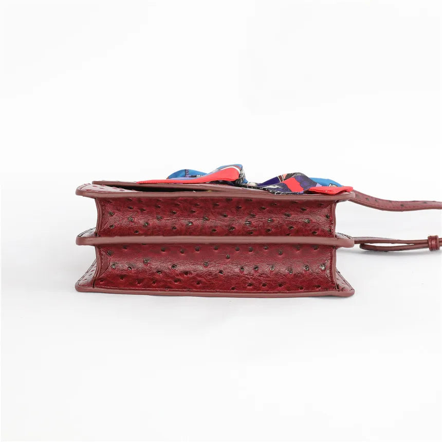 XMESSUN Brand Design Ostrich Pattern Crossbody Bag For Women 2026 Fashion Lady Shoulder Bag Luxury Casual Handbag Tote Purses