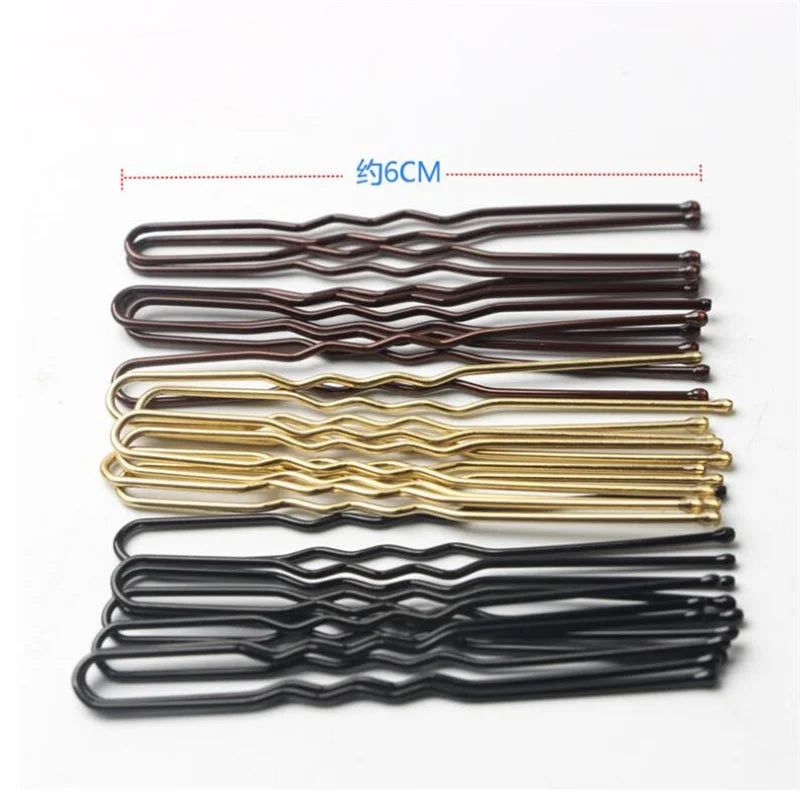 50-Piece U-Shaped Hair Pins