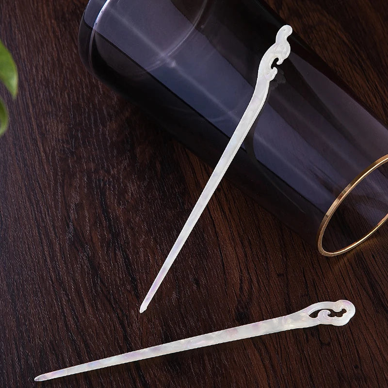 Traditional Hair Sticks Chinese Hair Clips Hairpins Carved Wooden Hair Fork Vintage Chop Stick Headwear For Women Jewelry