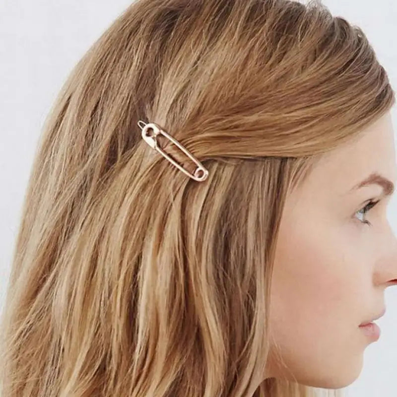 2021 New Fashion Hair Accessories Simple Net Celebrity Wild Ladies Acrylic Pin-shaped Mini Hairpin Bangs Clip Manufacturer Sales