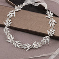 Wedding Headbands For Women Bride Handmade Crystal Rhinestone Tiaras Silver Color Hairbands Hair Accessories Queen Headband Gift