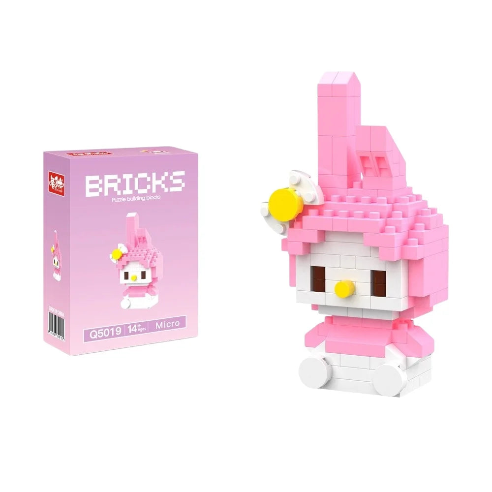 Sanrio Hello Kitty Building Blocks – Kuromi, My Melody & Cinnamoroll