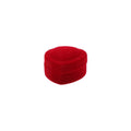 Romantic Wedding Rings Box Red Velvet Heart Shape Jewelry Boxes Engagement Ring Case Valentine's Day Jewelry Rings Gift Box