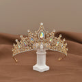 Children's Crystal Crown Headdress Baroque Temperament Performance Crown Little Princess Dress Birthday Gift Hair Accessories