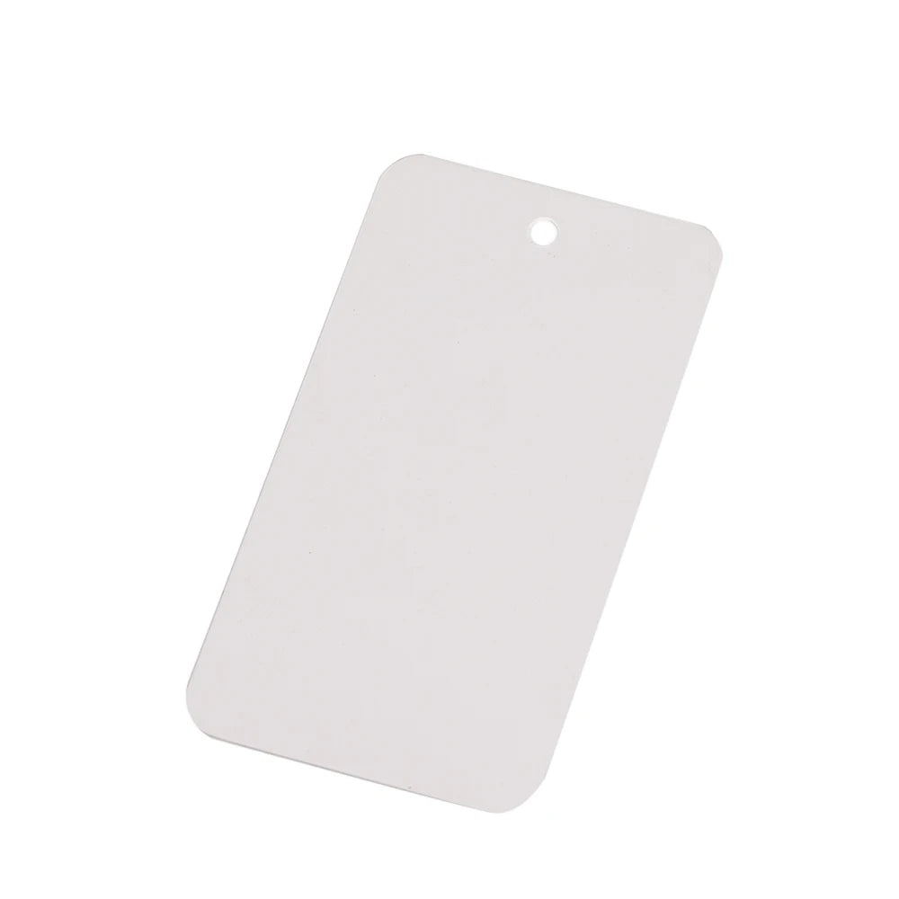 50Pc Blank Matte Waterproof PVC With Hole Plastic Shipping Tag For Jewelry Packaging Product Tagging Small Businesses Accessorie