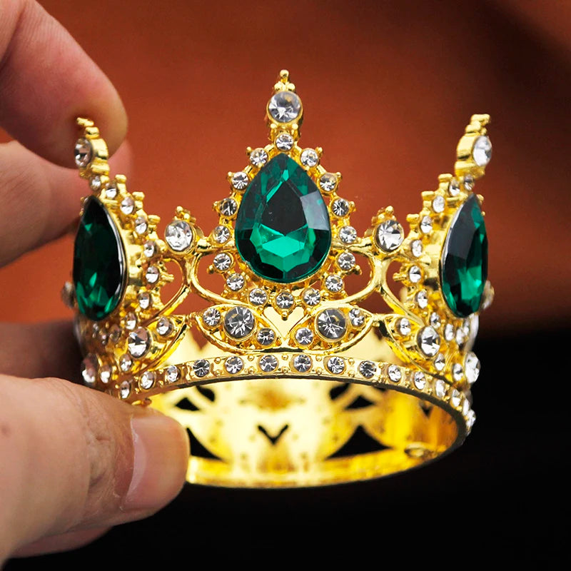 Princess Small Tiaras for Bridal Wedding Flower Decoration Cake Crown Topper Women Birthday Gift Diadem Jewelry Accessories