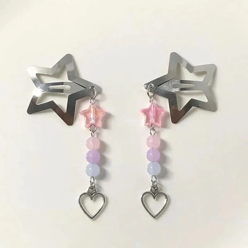 2-Piece Star Butterfly Hairpins ⭐