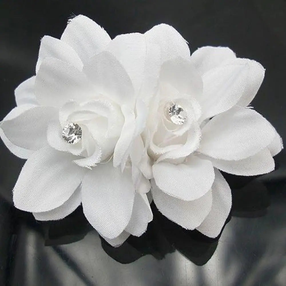 Orchid Flower White Fashion Wedding Summer Hair Clip Hair Accessories