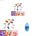D0JC LED Finger Lights Bright Party Favor Ring Lights 10PCS Traditional Bauble Decor