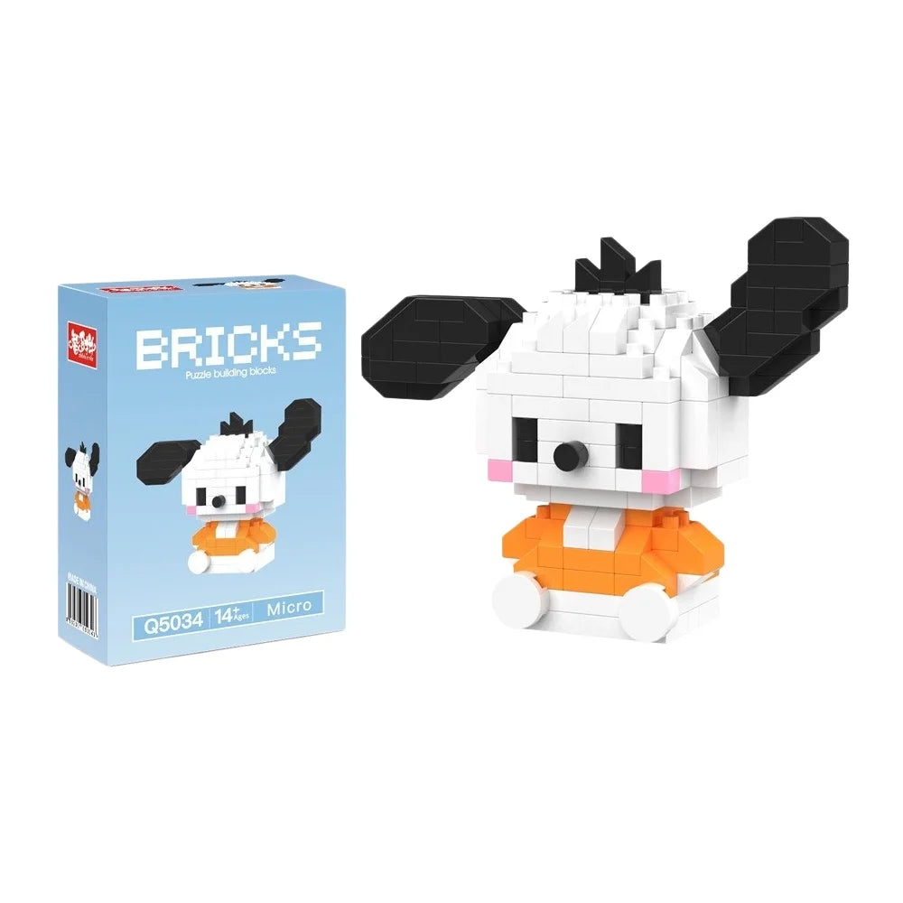 Sanrio Hello Kitty Building Blocks – Kuromi, My Melody & Cinnamoroll