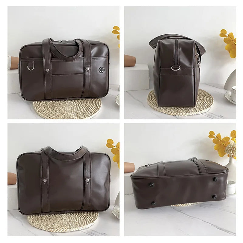 Japanese Schoolbag Women Handbag Shoulder Book Bag Uniform Bag Laptop Bag Commuter Briefcase Comic Con Tote Bags Crossbody Bags