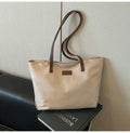 Casual Women's Oxford Cloth Shoulder Bags College Commuter Ladies Waterproof Tote Shopping Bag Large Capacity Female Handbags