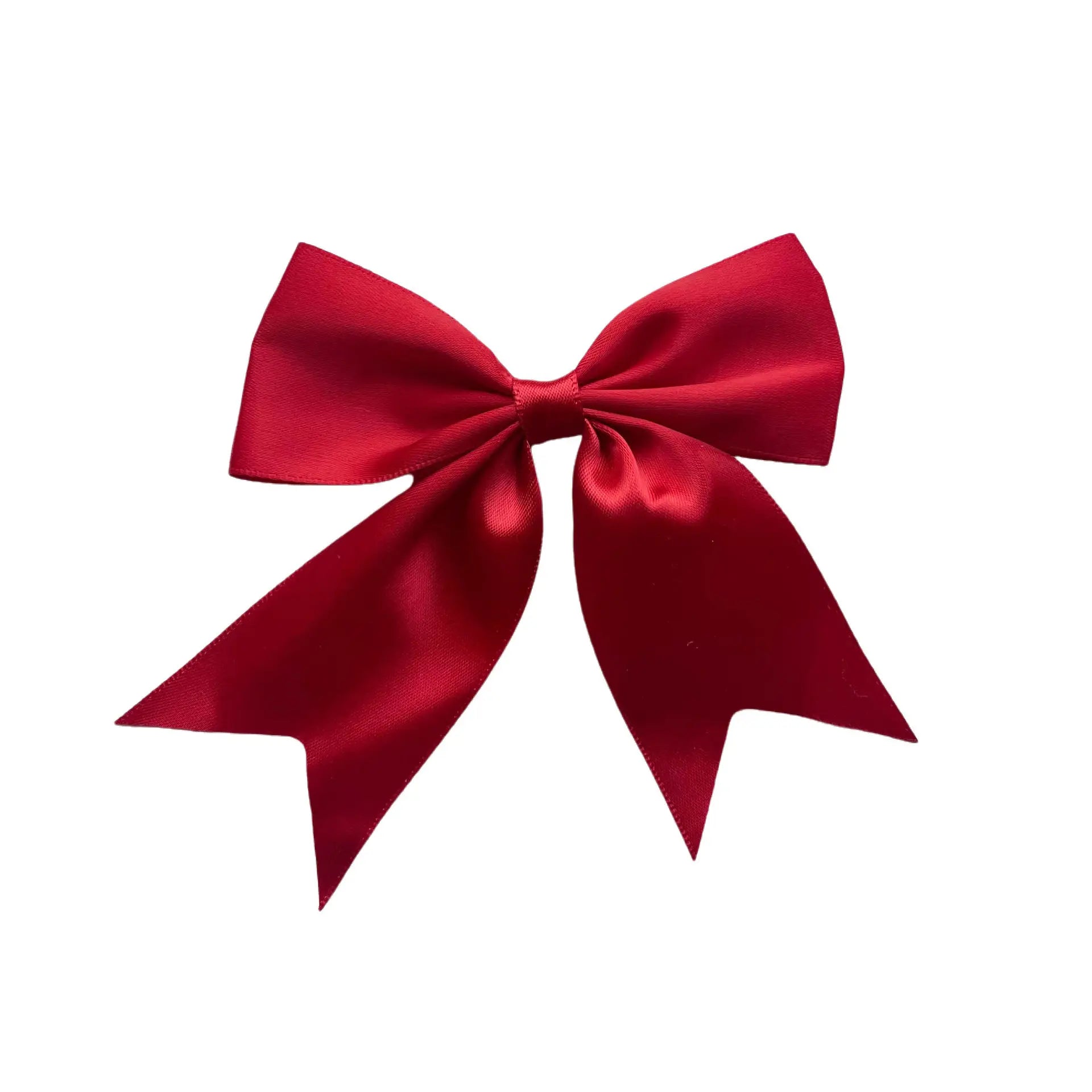 New Solid Color Ribbon Bows Hair Clip for Kids Girls Hairpins Barrettes Handmade Headwear Hair Accessories