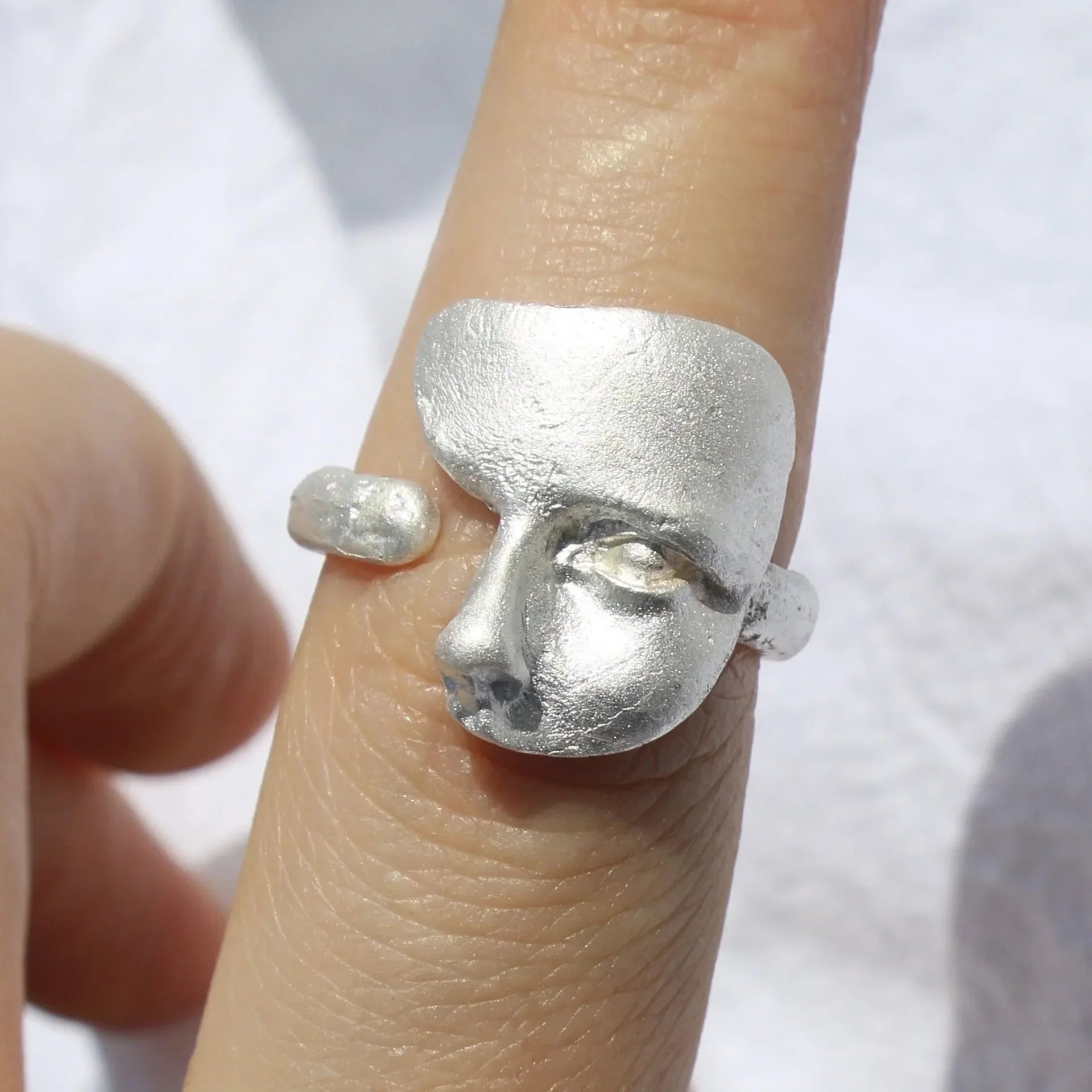 Mystical Mask Adjustable Ring for Men & Wome