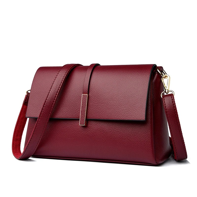 Soft Leather Luxury Shoulder Crossbody Bags for Women 2023 Fashion Purses and Handbags Designer Fashion Ladies Messenger Bag Sac
