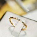 New 2026 Minimalist Thin Rings for Women Wedding Brilliant Cubic Zircon High Quality Versatile Female Finger Ring Jewelry