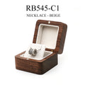 Personized Necklace Box Pendant Necklace Chain Storage Package Gift Box Soft Casket Long Earrings Jewelry Organizer Box