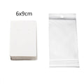 50Sets Earring Cards and 50pcs Bags Necklace Earring Display Cards Self-Seal Bags Kraft Paper Card for DIY Jewelry Packaging