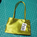 2026 Luxury Silk Satin Women's Shoulder Bag Square Underarm Handbag Contrasting Color Macaron Commuter Tote by Famous Brand