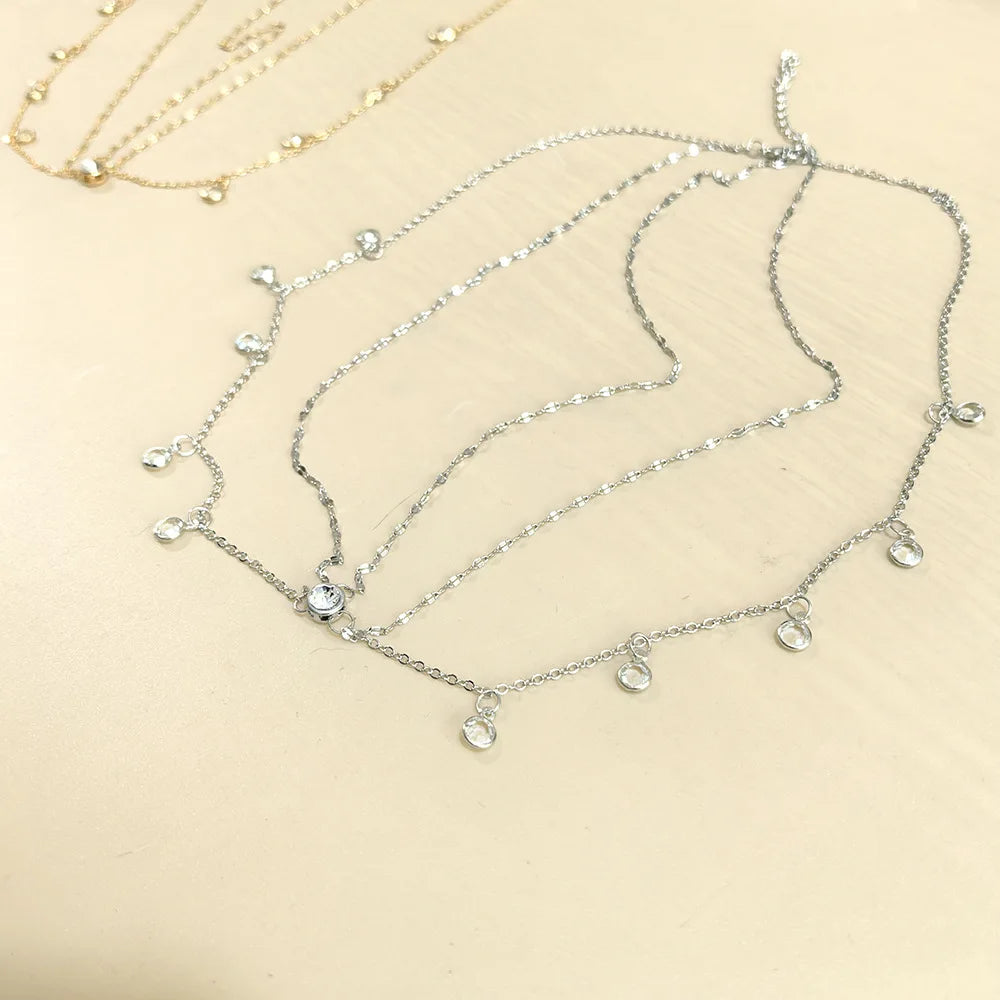 New Personality Trendy Multi-layered Crystal Hair Accessories for Women Luxury Shiny Bride Hair Jewelry Party Accessories Gift