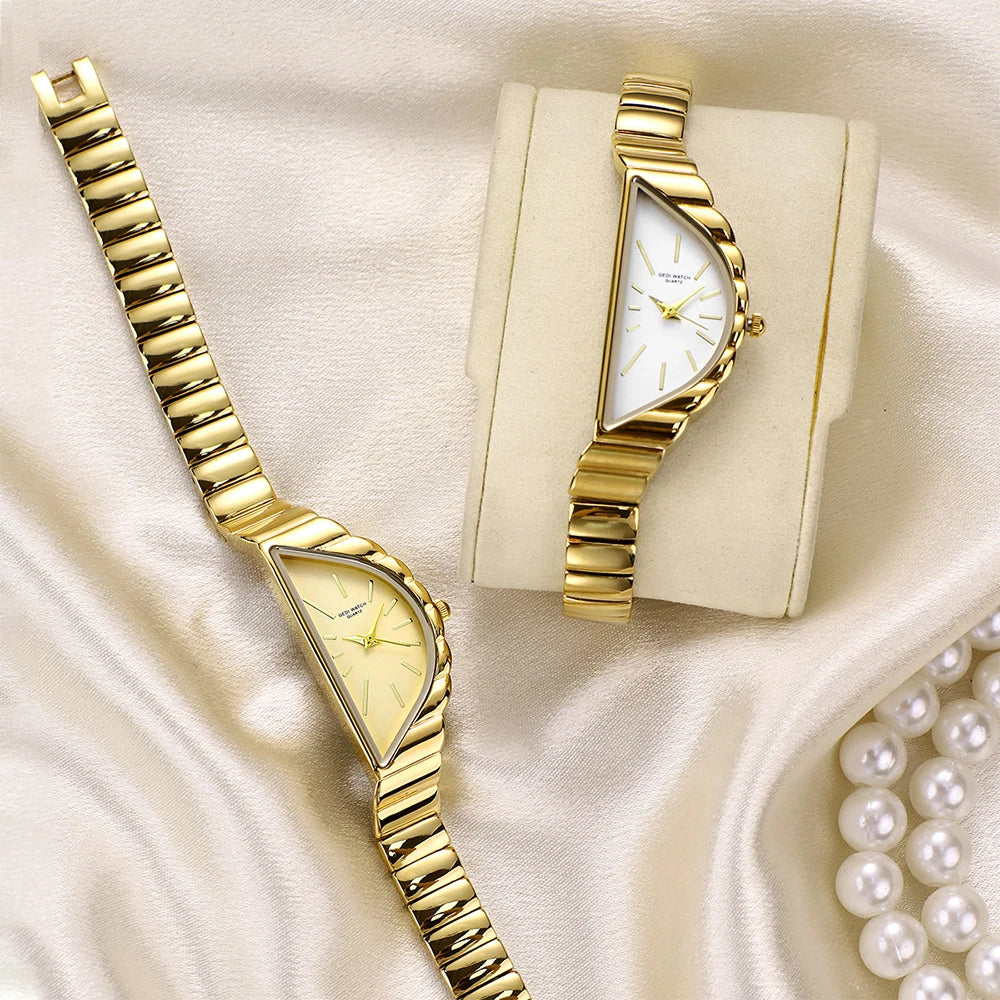 GEDI High-end Niche Woman Watch Vintage Luxury Women's Wristwatch Elegant Fashion Waterproof Alloy Quartz Women Watches New