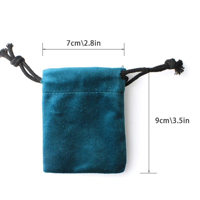 Multi Color Velvet Bag Jewelry Packing Velvet Drawstring Pouches Jewelry Gift Bags Display Chain Ring Packing Bags As Gift 120p