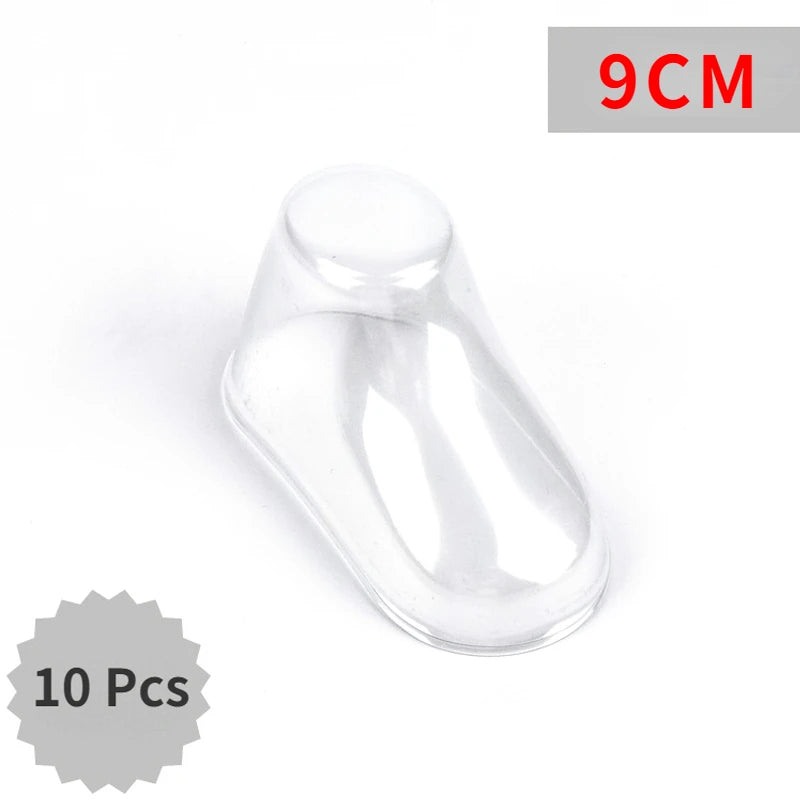 10Pcs Baby Shoe Stretcher Socks Display Stand Clear PVC Child Booties Showcase Support Frame Feet Plastic Shoe Trees