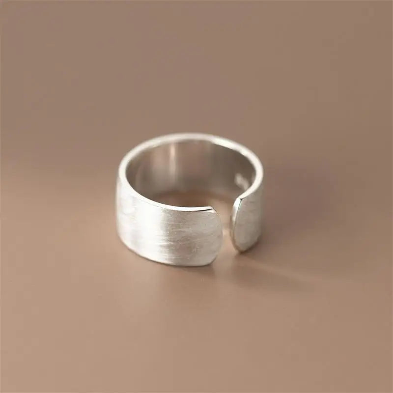 XIYANIKE Simple Wide Open Cuff Finger Rings For Women Girl Korean Fashion Adjustable Jewelry Gift Party кольцо женск