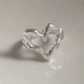 VENTFILLE 925 Sterling Silve Flower Ring for Women Gift Hollow Out Design Retro Hip Hop Versatile Jewelry Party Gift Dropship
